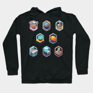 Sci Fi Teleportation Stations Hoodie